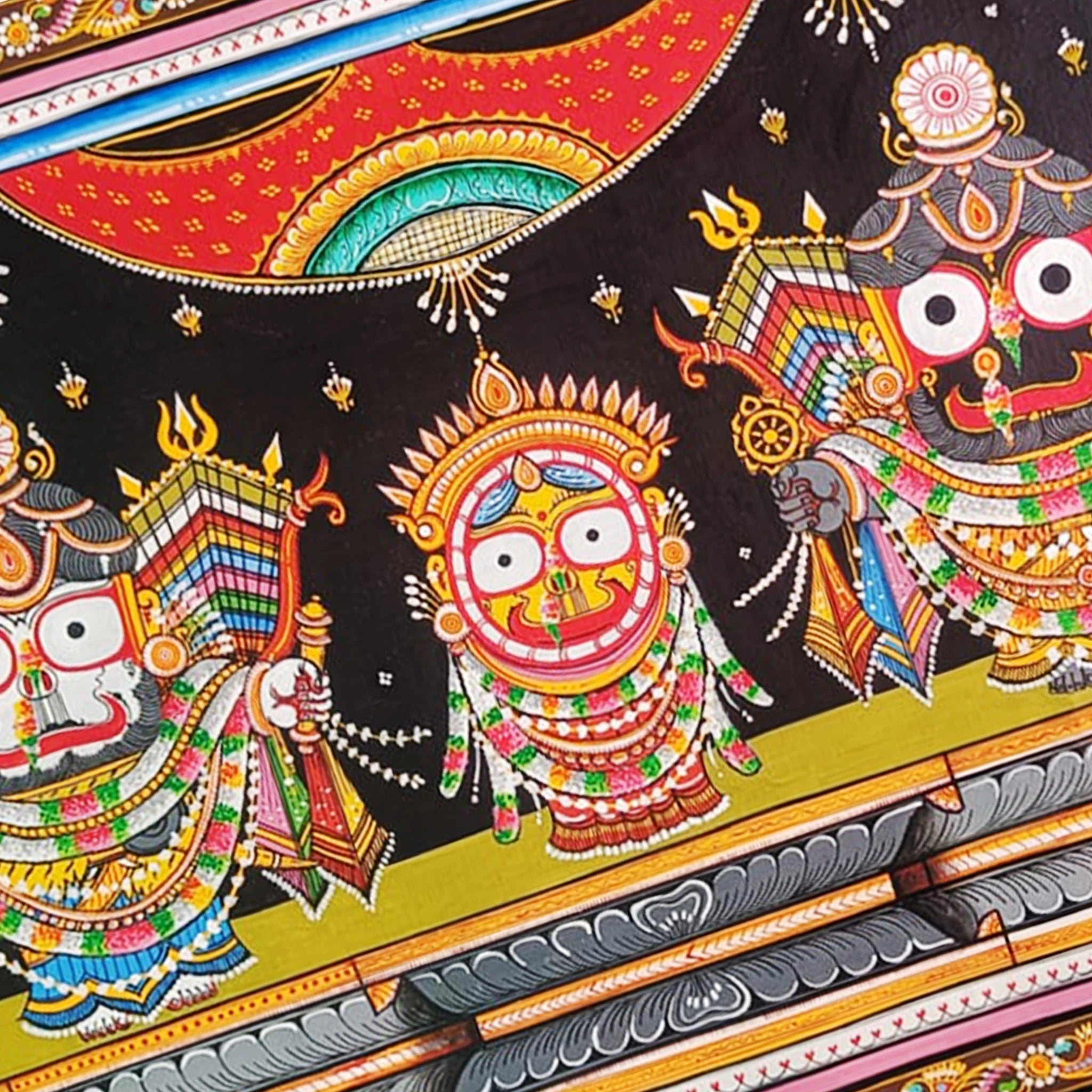 Pattachitra: Jagannath in Nagarjuna Incarnation-Made to Order